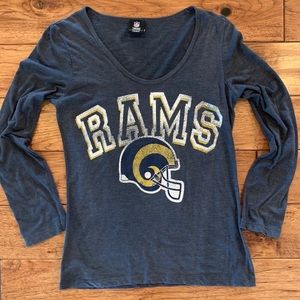 Women’s NFL Team Apparel Rams Long Sleeve T-Shirt